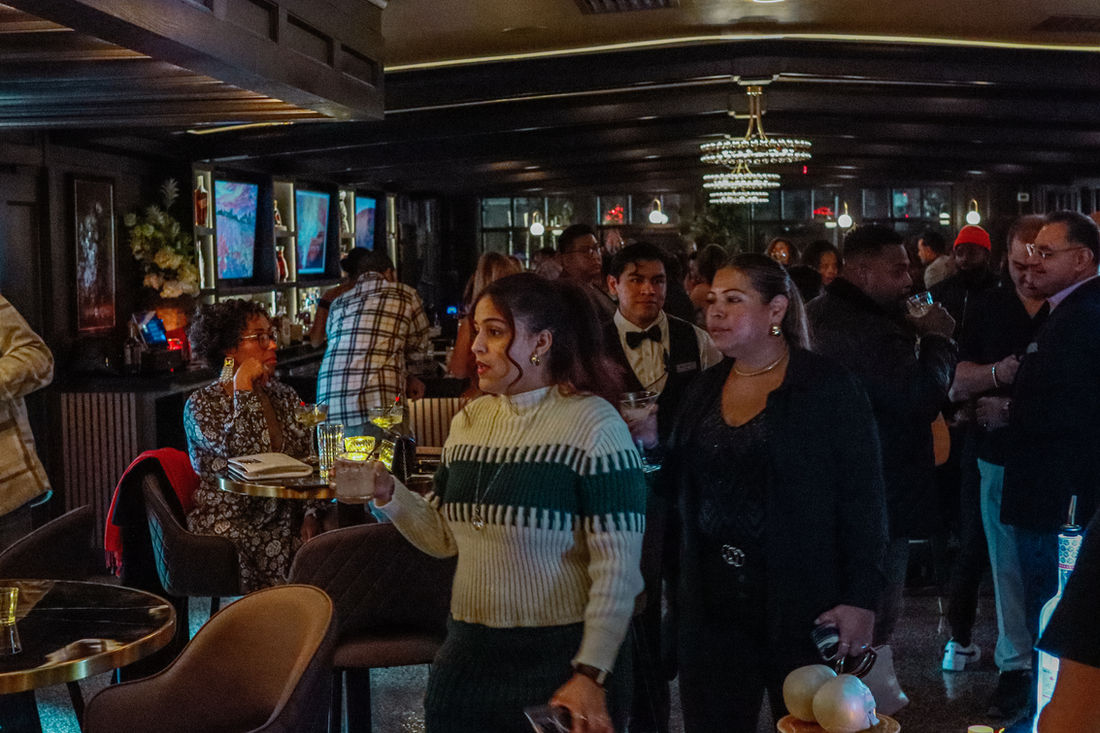 A lively night in the main dining room