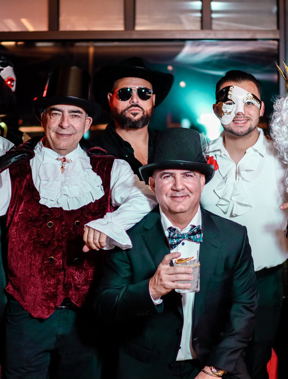 Group celebrating at Fuego Steakhouse & Bar