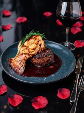 Prime steak dinner